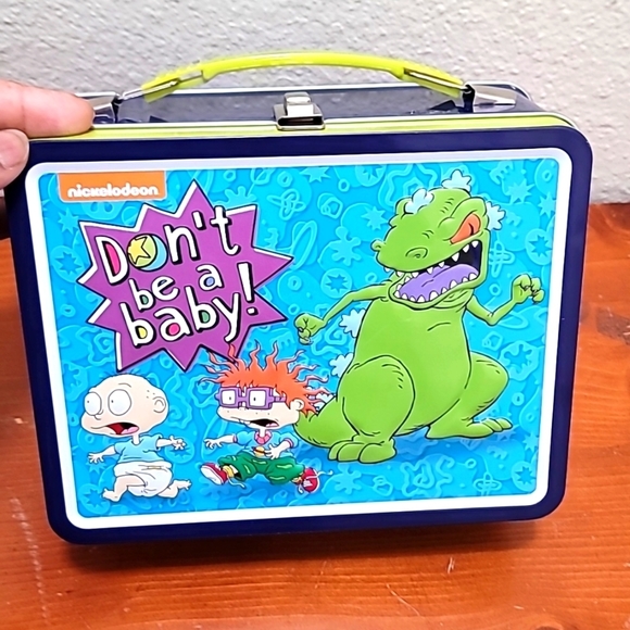 COLLECTABLE METAL NICKELODEON  RUGRATS LUNCH BOX - Picture 1 of 8